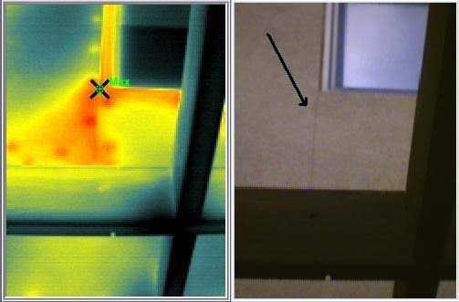 thermal moisture visual